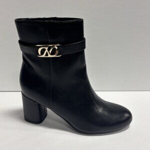 Naturalizer Women’s Lottie Black Ankle Booties, Size 7.5 Wide